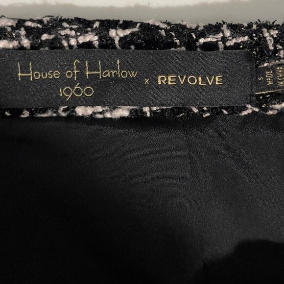 House of Harlow x Revolve Blair Tweed Mini Skirt Size Small - Picture 4 of 4